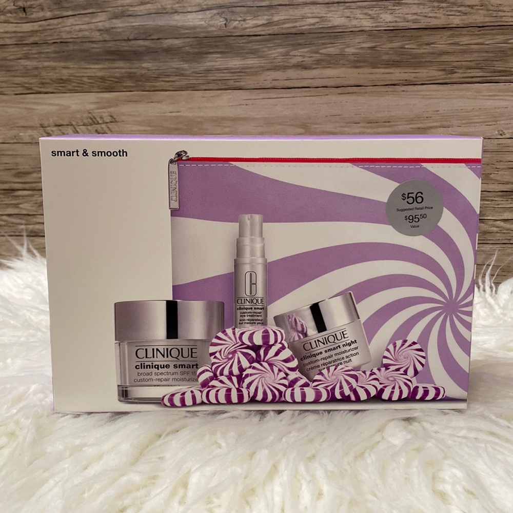 Clinique Smart & Smooth Set $95.50 Value - NIB